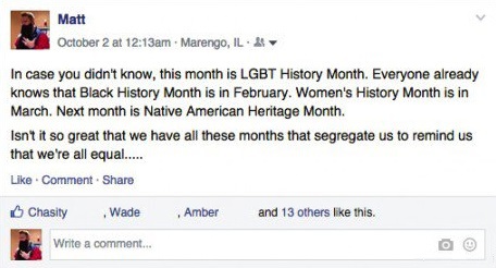 LGBT history month