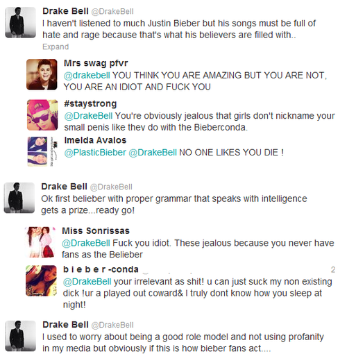Drake Bell: Trolling Justin Bieber Fans