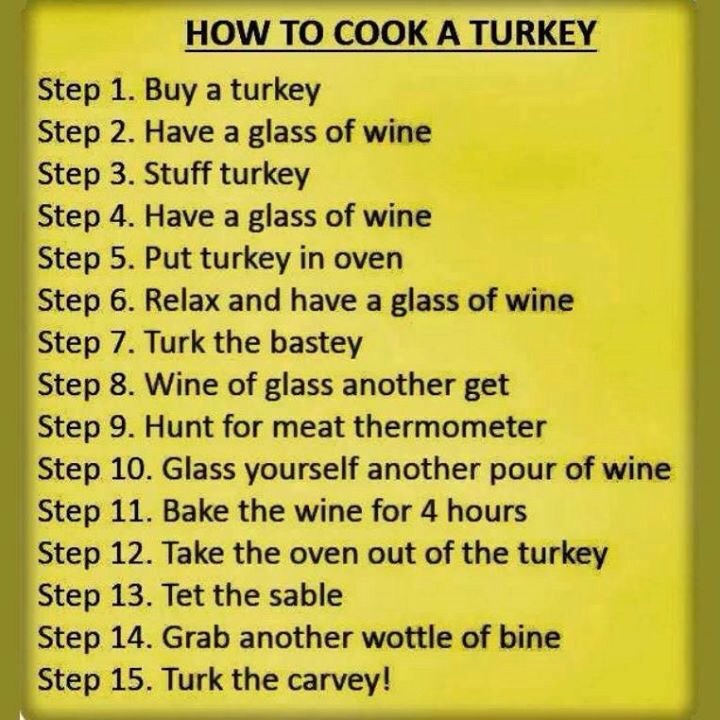 How To Turkey A Cook.