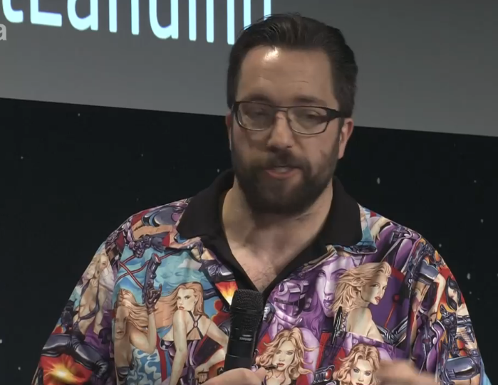 Live comet landing watched by millions? The lead scientist chose to wear this awesome shirt.