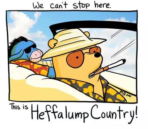 Fear and loathing in the 100 acre wood