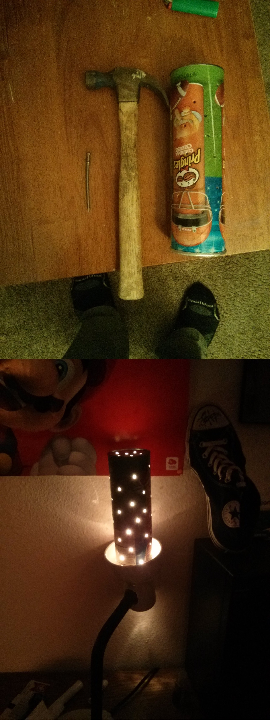 how a college student sets the mood