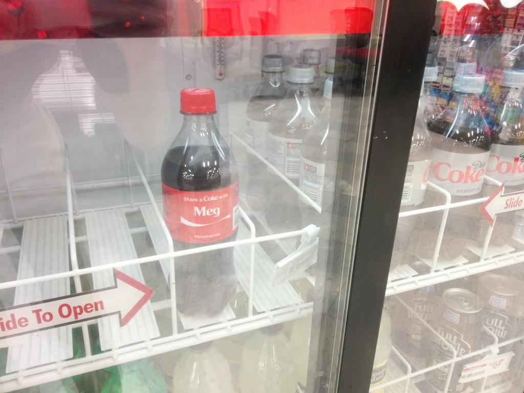 Nobody wants to share a Coke with Meg