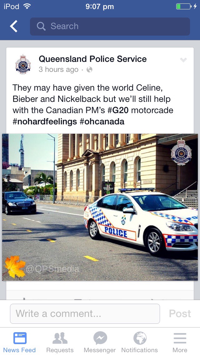 Queensland police have sass!