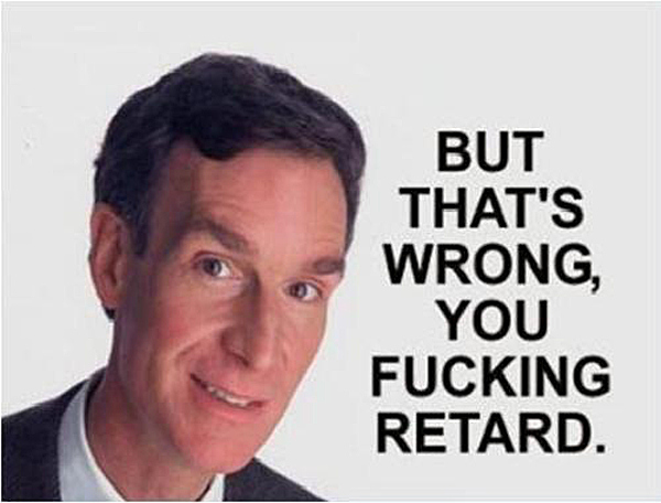 When people argue religion is a science.