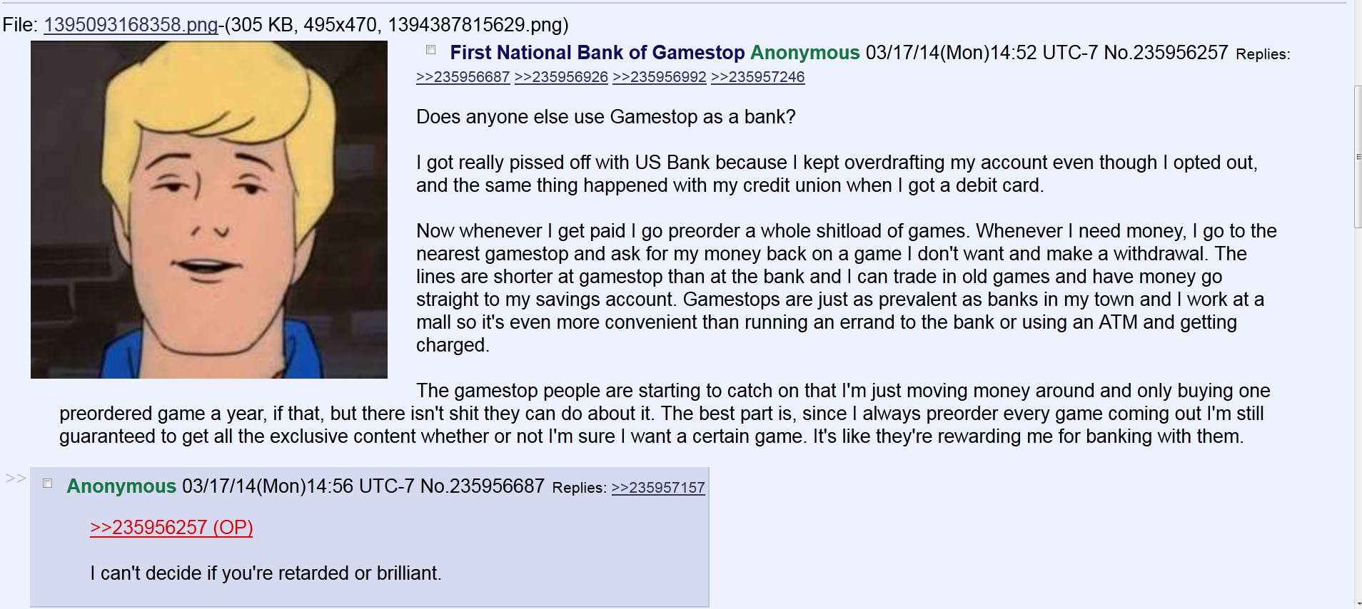 Bank of gamestop
