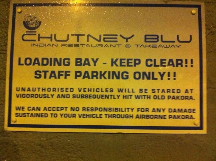 At an Indian restaurant in Scotland...