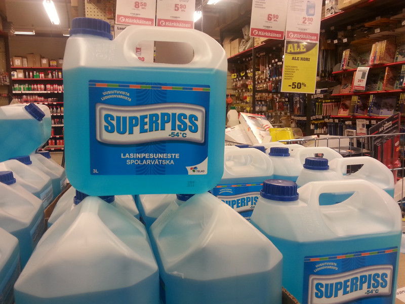 Windshield Washer Fluid In Finland