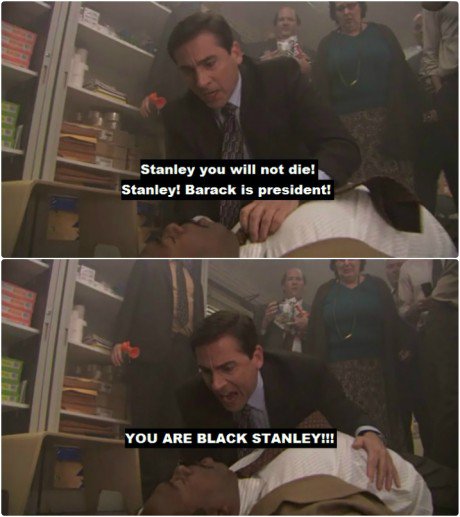 Stanley is black