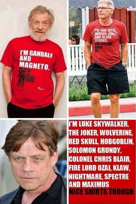 Googled Mark "F'ing" Hamill. Was not disappointed.