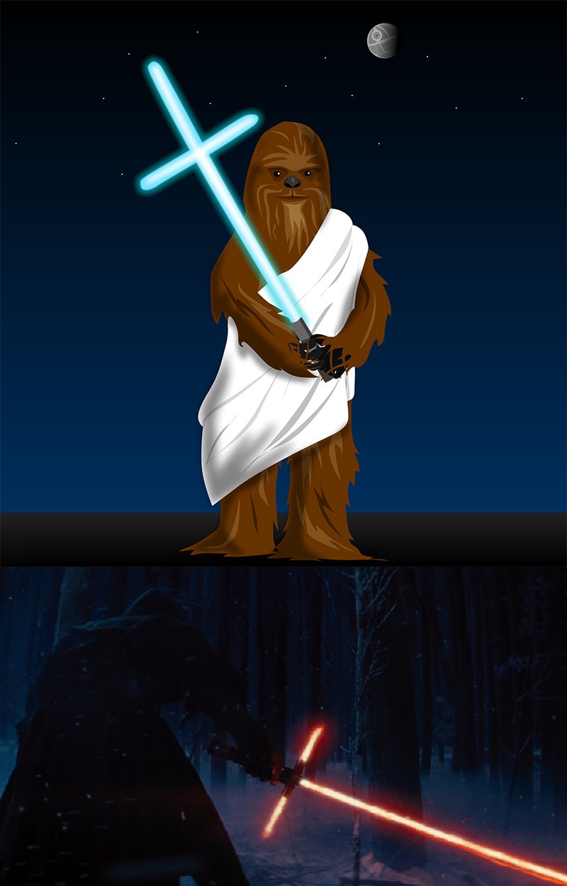 He's real and he'll die for the sins of Sith kin