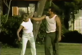 Good thing Laurie remembered that Rapists have weak knees
