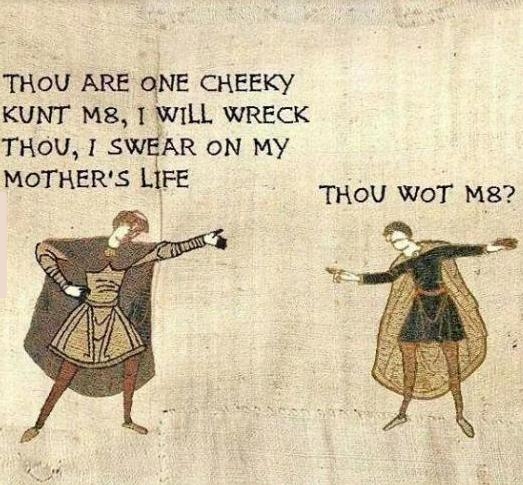 Medieval fighting words