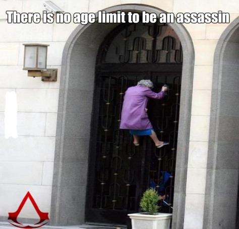 The new character from Assasins Creed: Grandma