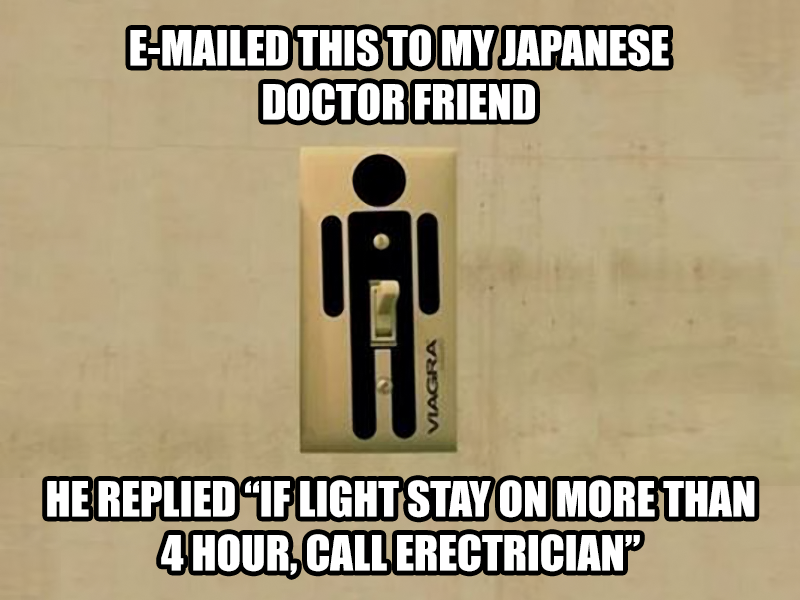 better call the erectrician