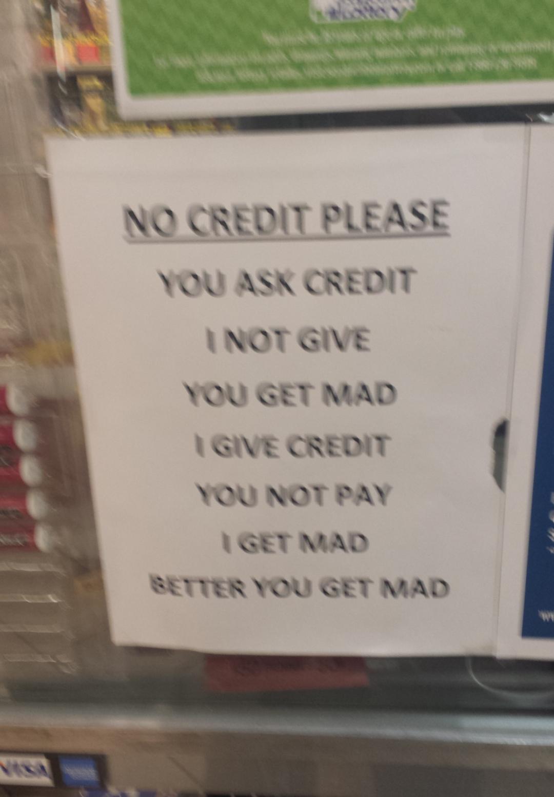 Local Indian owned convenient store keeping it real