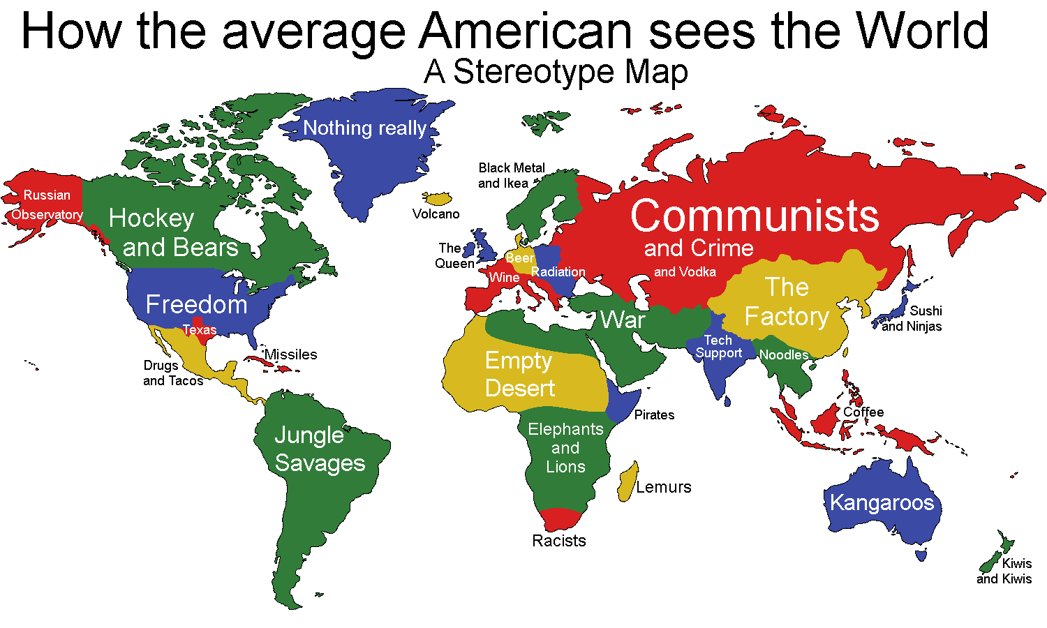 How the U.S. sees the world