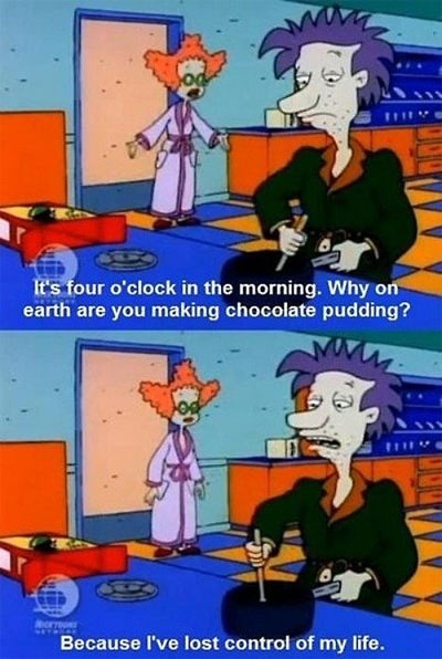 Anyone else starting to relate to the parents in cartoons...