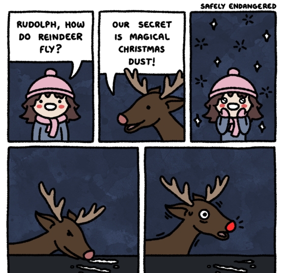 Rudolph's "magic dust"