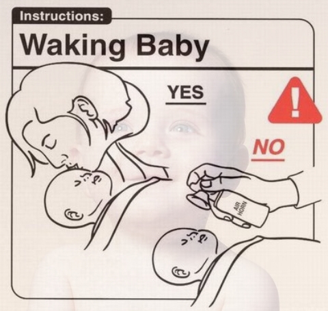 Get the hell up, baby!