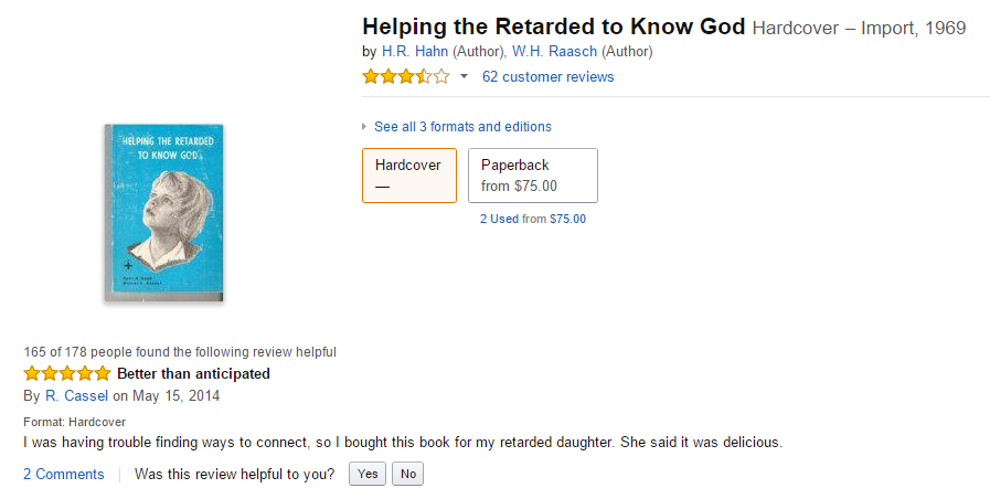 The single greatest review on Amazon