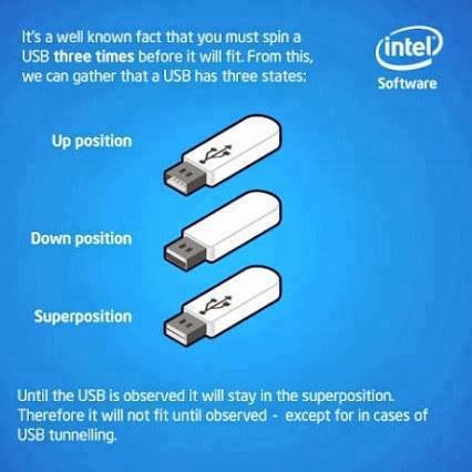 Schrodinger's USB stick
