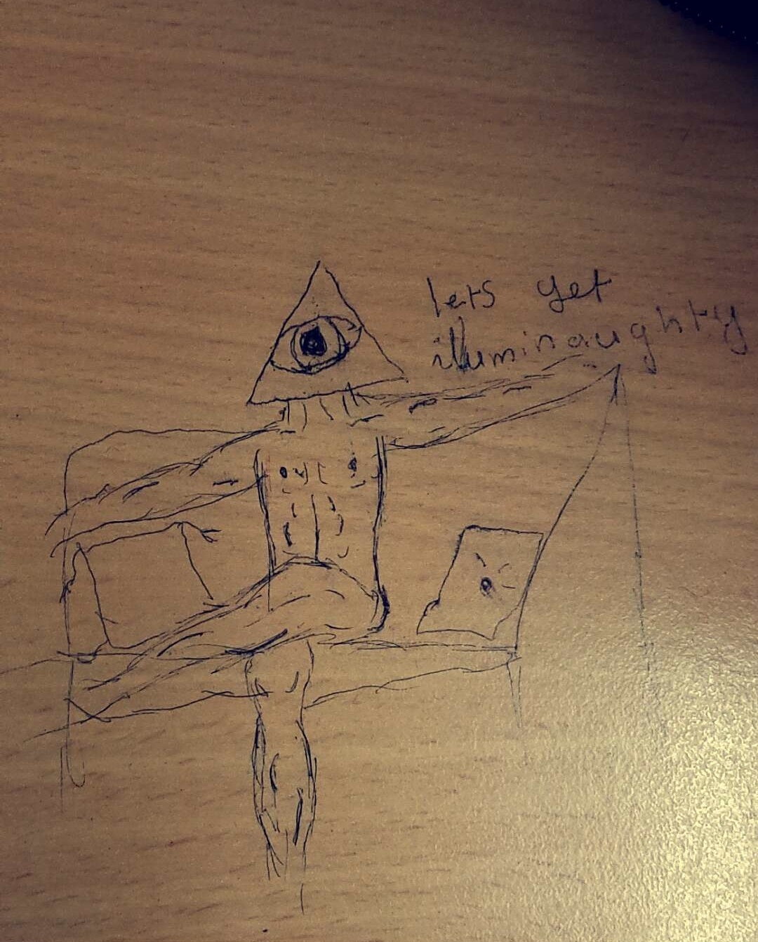 Found this on a table at school today...
