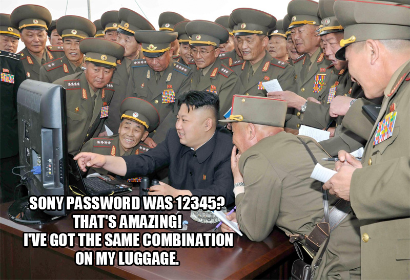 North Korea caught cracking Sony's password