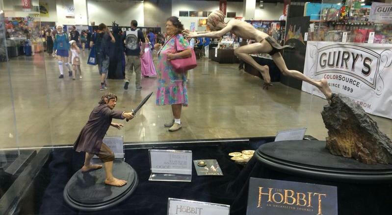 Bilbo and Gollum unite forces to fight a new enemy