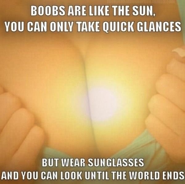 Boobs=Sun
