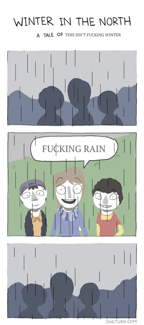 Winter in the North - how it really is this year
