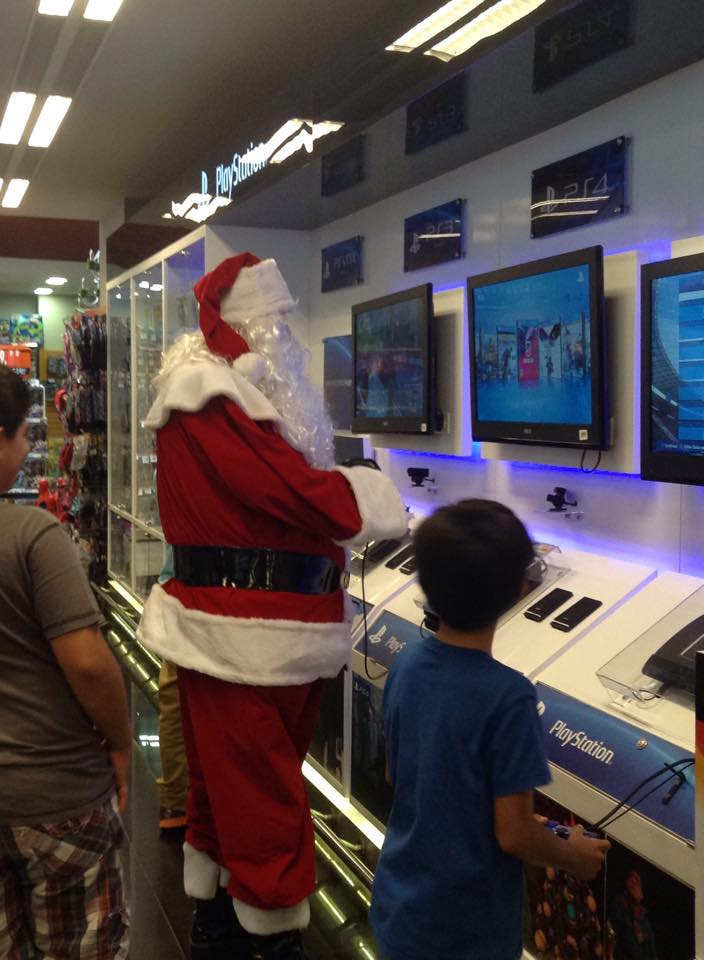 Even Santa wants a PS4.