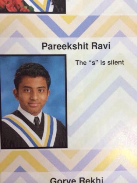 Whew, good thing he cleared that up in his yearbook!