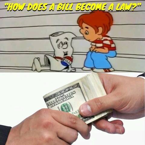 They don't pass a bill. They pass hundreds of bills.