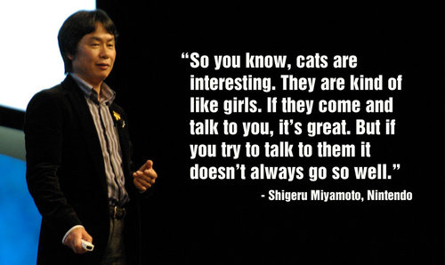 Miyamoto speaks the truth.