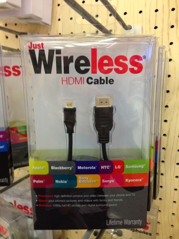 I can see the wire, but where is the less?