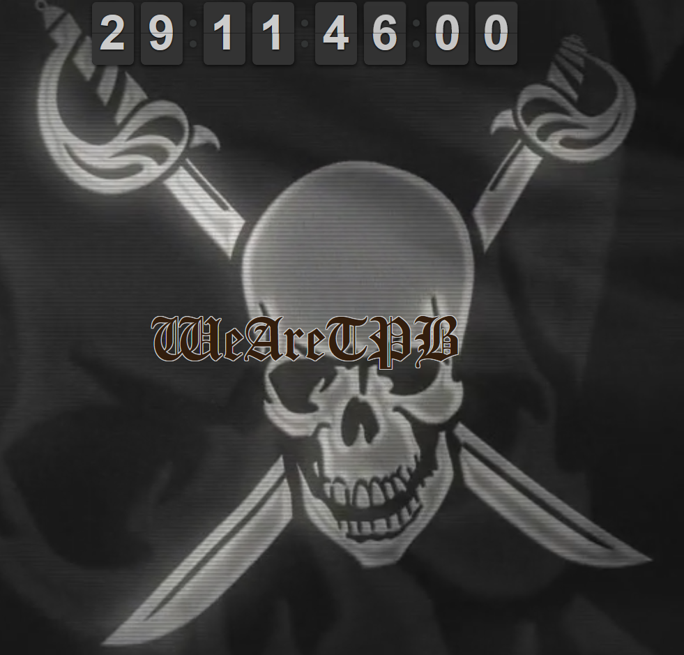 So this is happening on thepiratebay.se