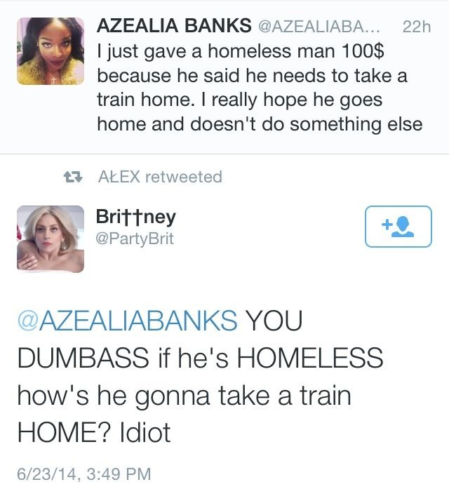 Giving a Homeless Man $100 to take home