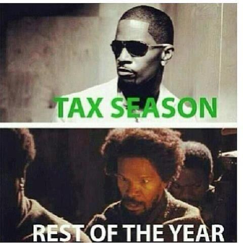 Brace yourself. Tax season ballers are coming.