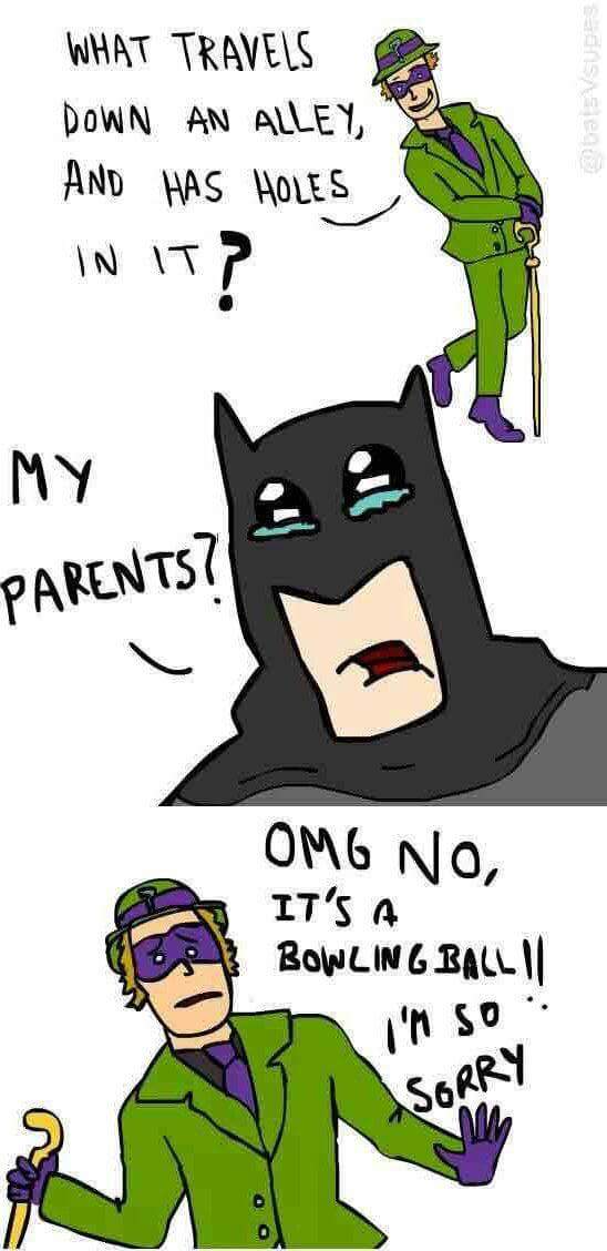 Oh Riddler, you insensitive a**hole