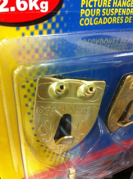 That is the most genuine expression of despair I've ever seen on a manufactured piece of metal