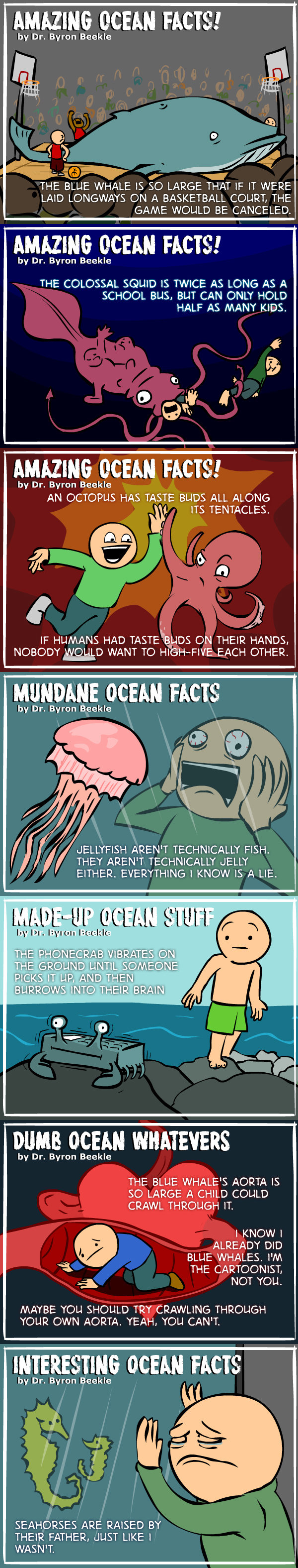 Real Ocean Facts. Let them sink in slowly..