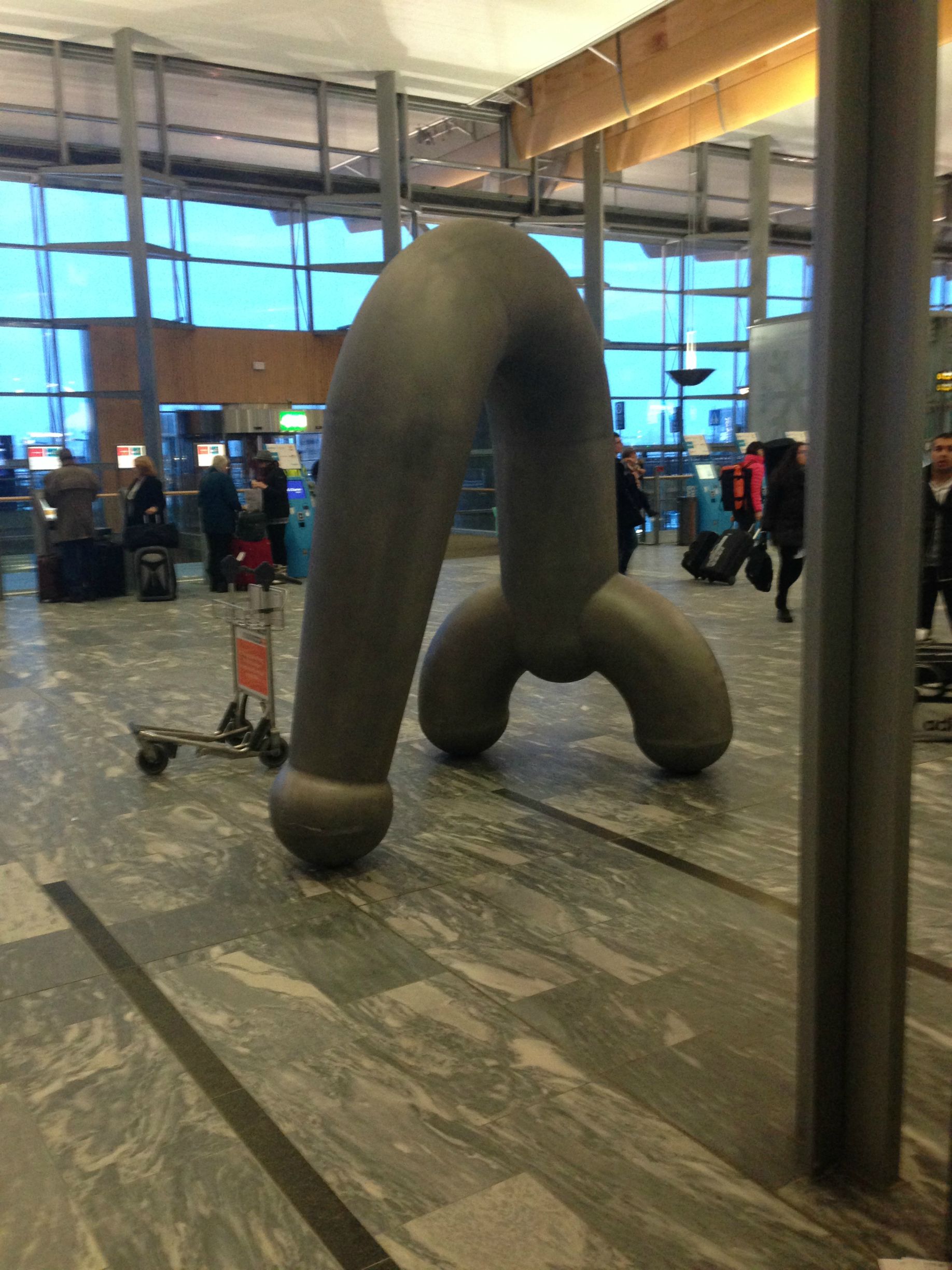 saw this in the Oslo airport, best part is there are more around.