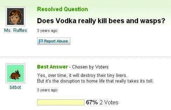 Drunk flying is the 3rd leading cause of bee deaths.