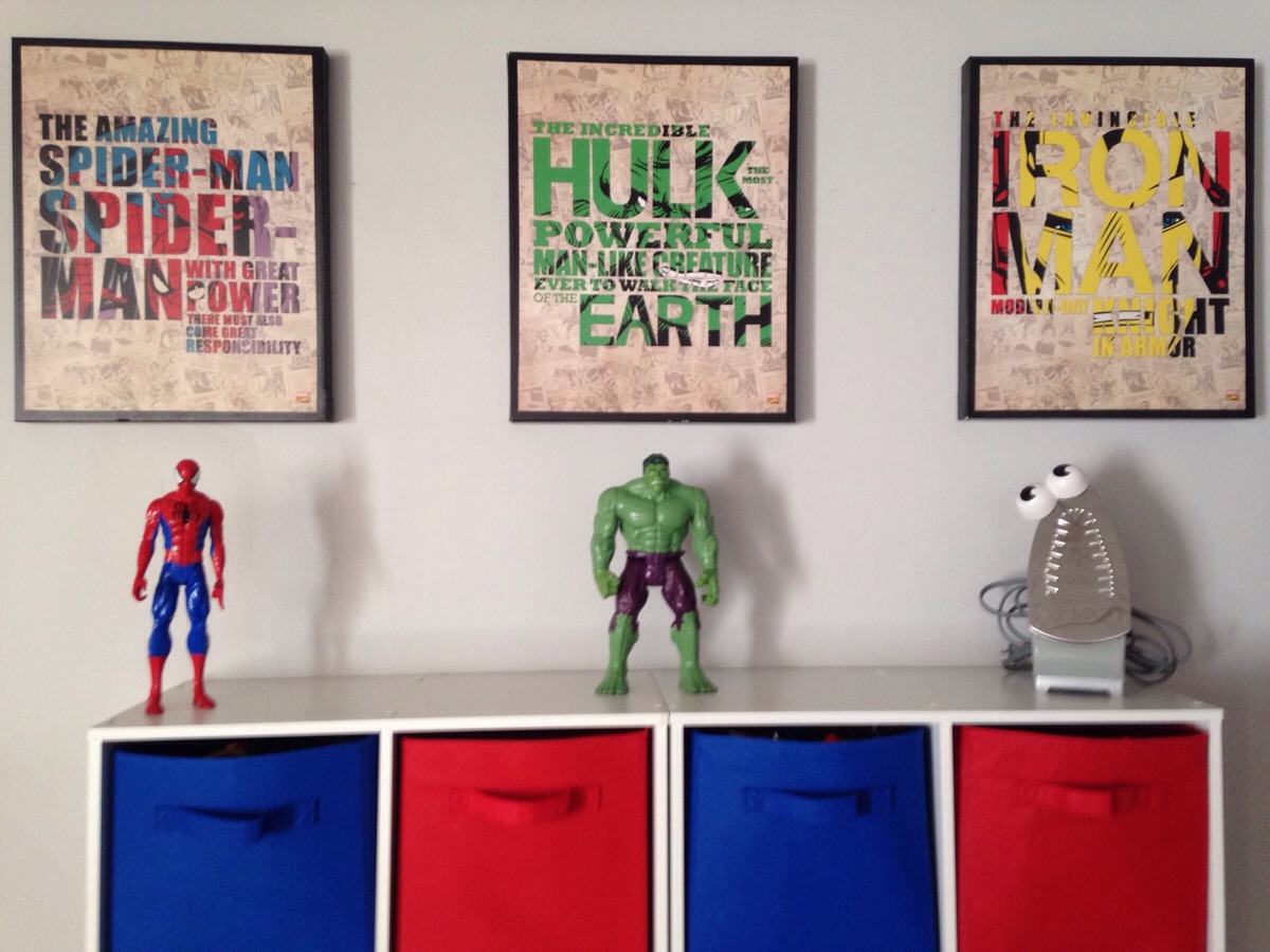 Sometimes you just have to improvise when redecorating.