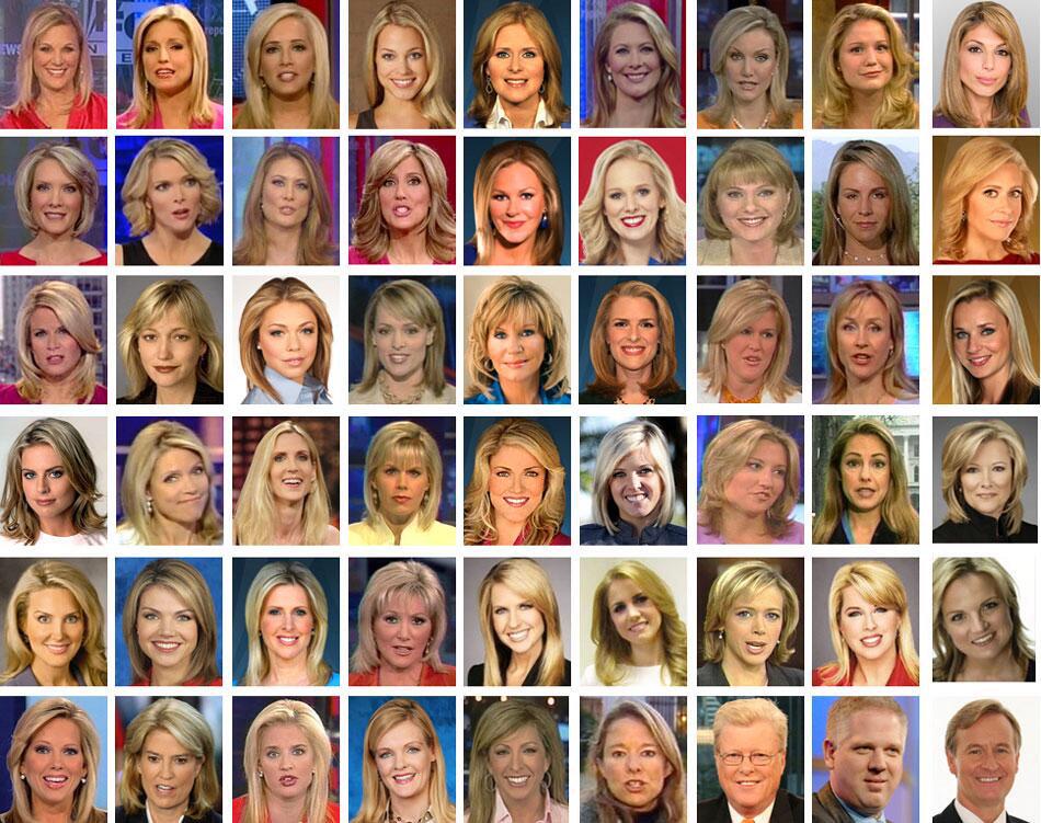 The diversity of Fox News hosts