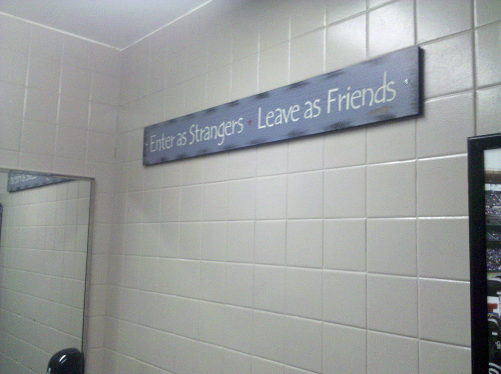 Not exactly something you'd want to find in a gas station bathroom.