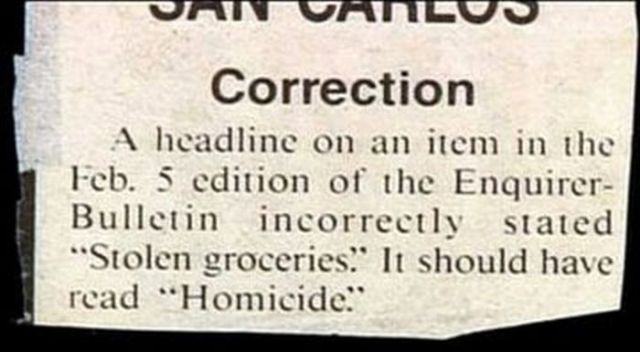 The mix-up happens all the time.