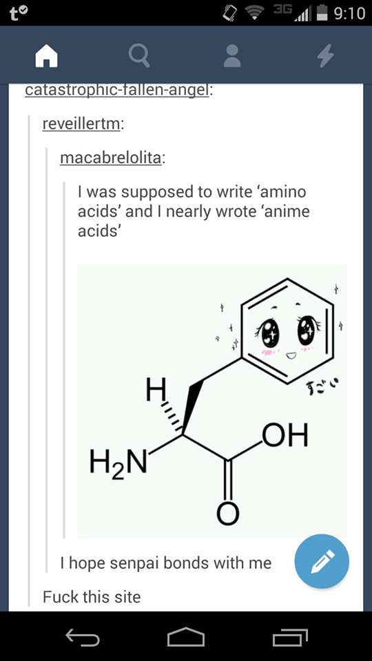 When an otaku tries to chemistry.