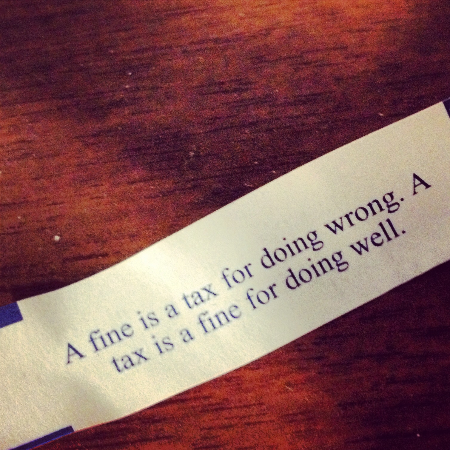 This fortune cookie has been endorsed by the GOP...
